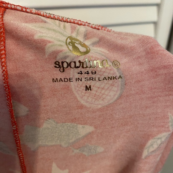 Spartina 449 Red Fauna Pajama Short NWT! - Picture 6 of 6